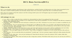 Desktop Screenshot of dcldataservices.com